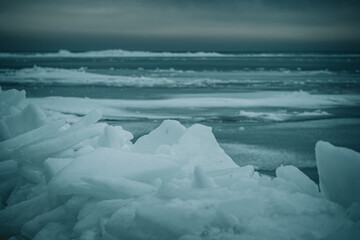Ice tsunami in Hel Peninsula