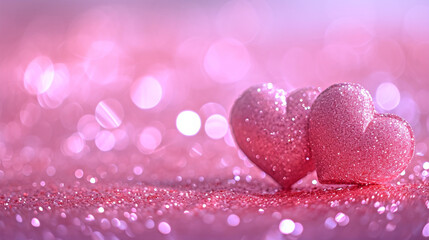 pink heart background