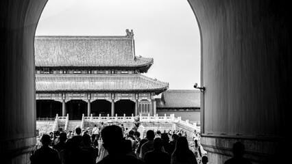 detail of a Chinese temple