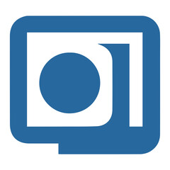 Action camera icon logo