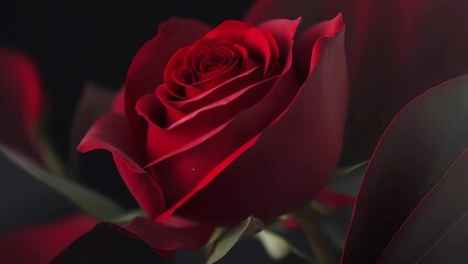 beautiful and impressive red rose, red rose of love for valentine’s day, rose gift for mother’s day, valentine’s day gift