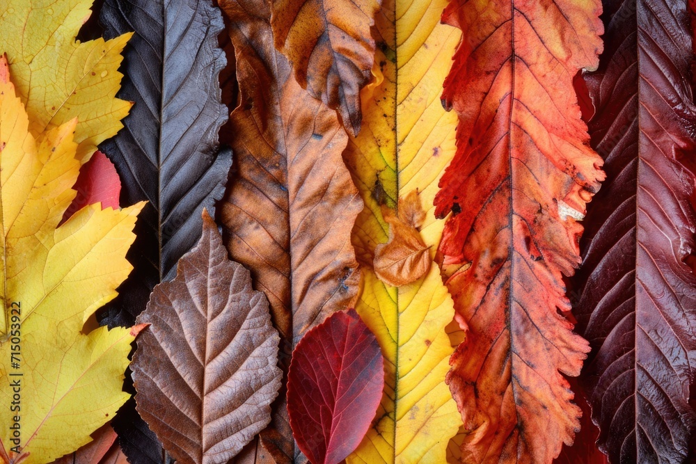 Poster a close up view of a bunch of leaves. suitable for nature-themed projects