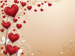 Beautiful Valentine's Day Background	