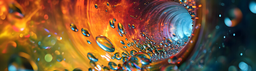 Close Up of Glass With Water Drops, Refreshing and Serene Water on Transparent Surface - obrazy, fototapety, plakaty