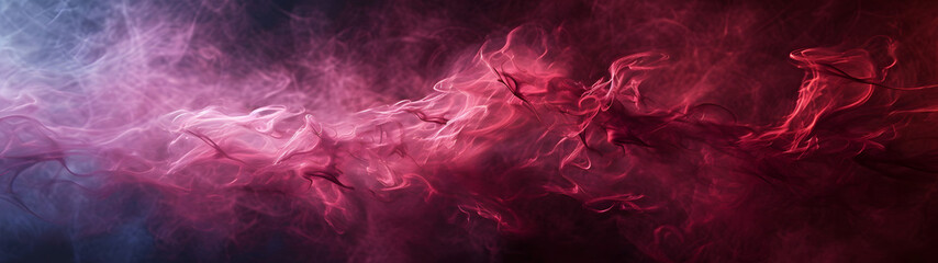 Vibrant Red, Blue, and Pink Smoke Texture on Black Background