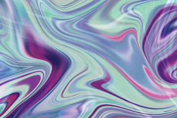 Holographic liquid abstract background. rainbow and glitch texture