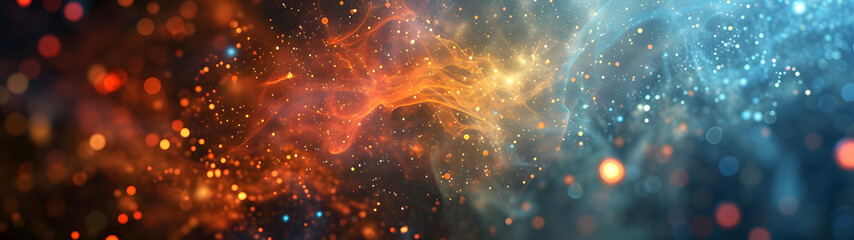 Vibrant Blurry Lights Illuminate the Darkness in Mesmerizing Display