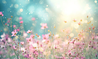 Fototapeta premium dreamy, spring meadow background