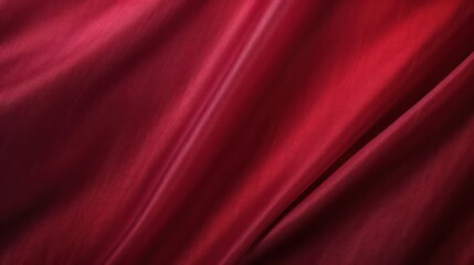 beautiful red, ruby red abstract vintage background for design. Fabric cloth canvas texture. Color gradient, ombre. Rough, grain. Matte, shimmer