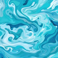Fototapeta na wymiar Aqua marble swirls pattern