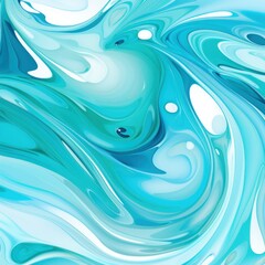 Aqua marble swirls pattern