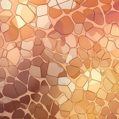 Brown pattern Voronoi pastels