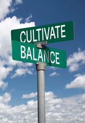 cultivate balance sign