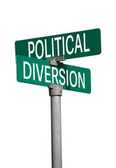 political diversion sign