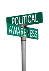 political awareness sign