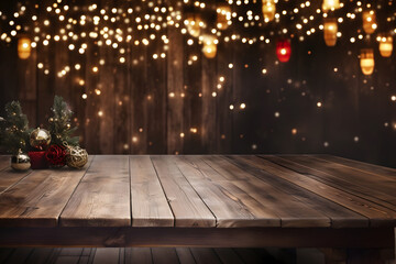 Christmas background with mulled wine on a wooden table. background for text or product.