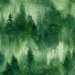 Forest green subtle watercolor