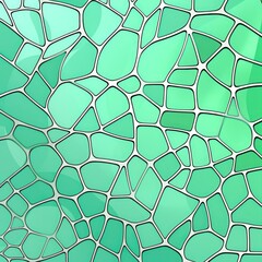 Green pattern Voronoi pastels