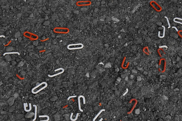 asphalt texture with clips