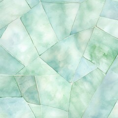 Mint subtle watercolor, seamless tile