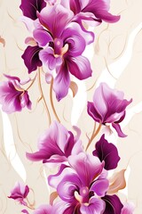 Orchid marble swirls pattern