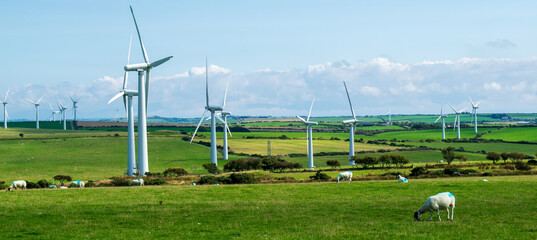 Wind turbines on Anglesey
