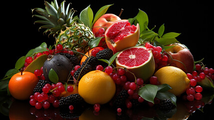 Obraz na płótnie Canvas Exotic Tropical Fruits
