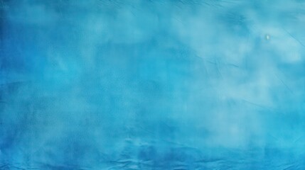 Fototapeta na wymiar azure blue, ocean blue abstract vintage background for design. Fabric cloth canvas texture. Color gradient, ombre. Rough, grain. Matte, shimmer
