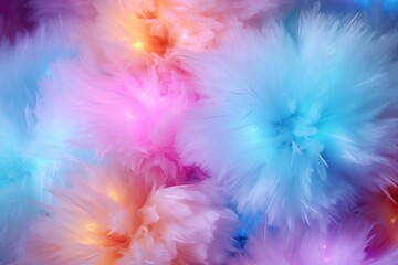  a multicolored background with lots of feathers in the middle of the image and the colors of the feathers in the middle of the image.