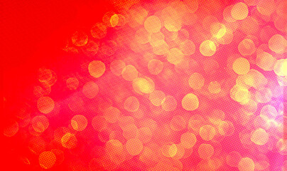 Red bokeh background perfect for Party, Anniversary, Birthdays, celebration. Free space for text