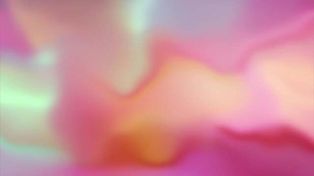 Chic Chromatic Dreams: Smooth Gradient Elegance. Abstract Smooth Animated Blurred Gradient Background of Trend and Beautiful Colors. 4K