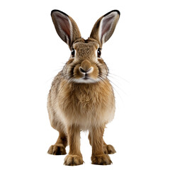hare isolated against transparent background