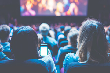 Inside the Cinema: A Viewer's Distraction with Smartphone During a Movie, A Commentary on Modern Viewing Habits
