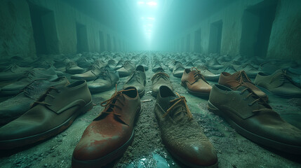 Holocaust Remembrance Day: Honoring Victims with Empty Shoes Memorial