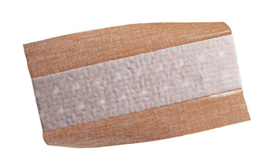 Medical adhesive bandage, new sticky isolated on white, 