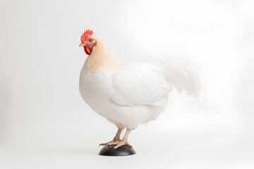 Fototapeta premium chicken on a white