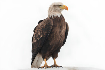 bald eagle isolated on white