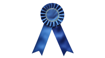 First place ribbon on transparent background