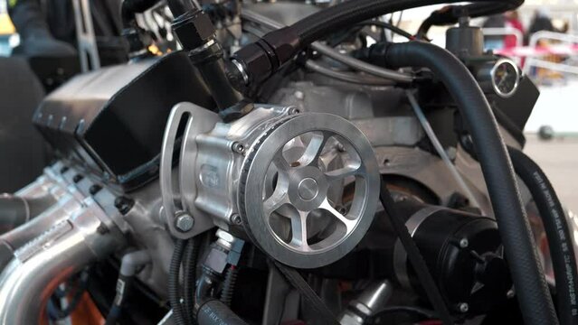 High-speed drag car internal combustion engine parts