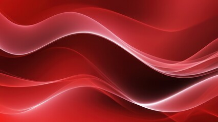 Abstract red waves and smoke background texture, generative, AI.