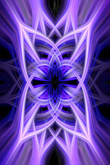 Abstract purple fractal background - obrazy, fototapety, plakaty