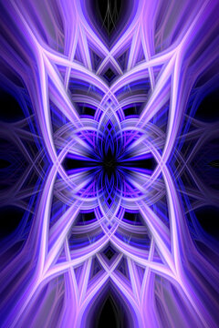Fototapeta Abstract purple fractal background