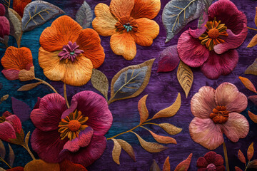 Exquisite Tapestry Wallpaper with Textured Embellishments, Rich Colors, Interior Surface Material Texture