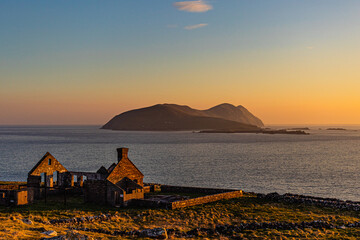 Great Blasket Island sunset