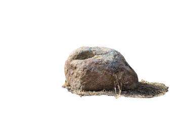 Isolated boulder with various textures and colors from Pescott Arizona © Malisa Nicolau