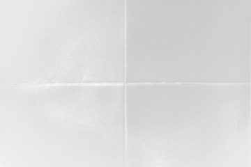 Crumpled Isolated Paper For Photo Texture Overlay in retro style. Grunge Folded Paper Overlay. Halftone shapes and texture, retro and stained effect. Poster, Mockup, Graphic Design.