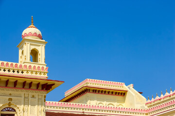 Ayodhya, India. View of Shree Hari Darshan bhajan Mandal in Ayodhya.