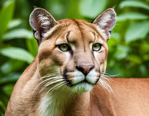 Puma in the jungle