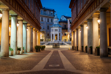 La Bollente, the historical spa fountain of Acqui Terme, City of Wine 2024.