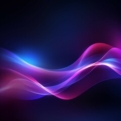 3d render dark glowing wave abstract background